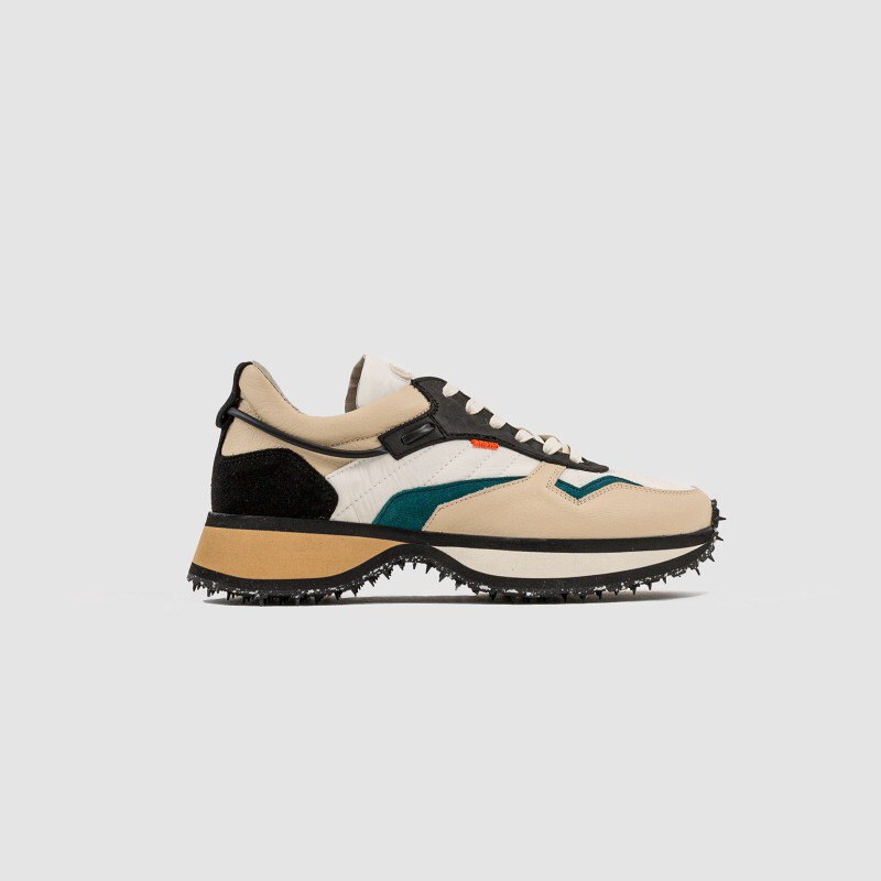 Bronx Grayson-spiketeal Turnschuhe EU 44 Light Brown / White / Teal günstig online kaufen