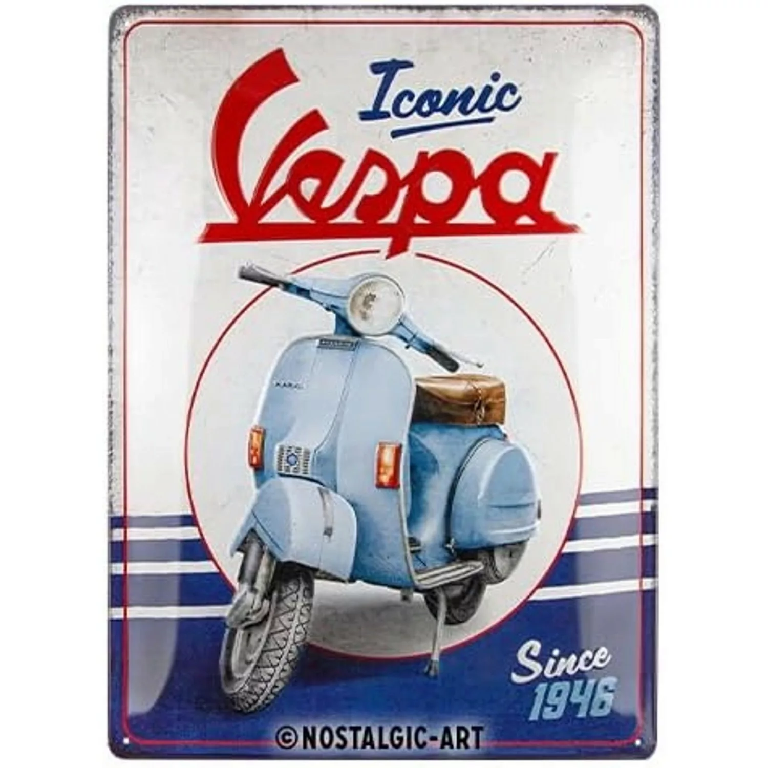 Nostalgic-Art Blechschild 30 x 40 cm - Vespa - Iconic since 1946 günstig online kaufen