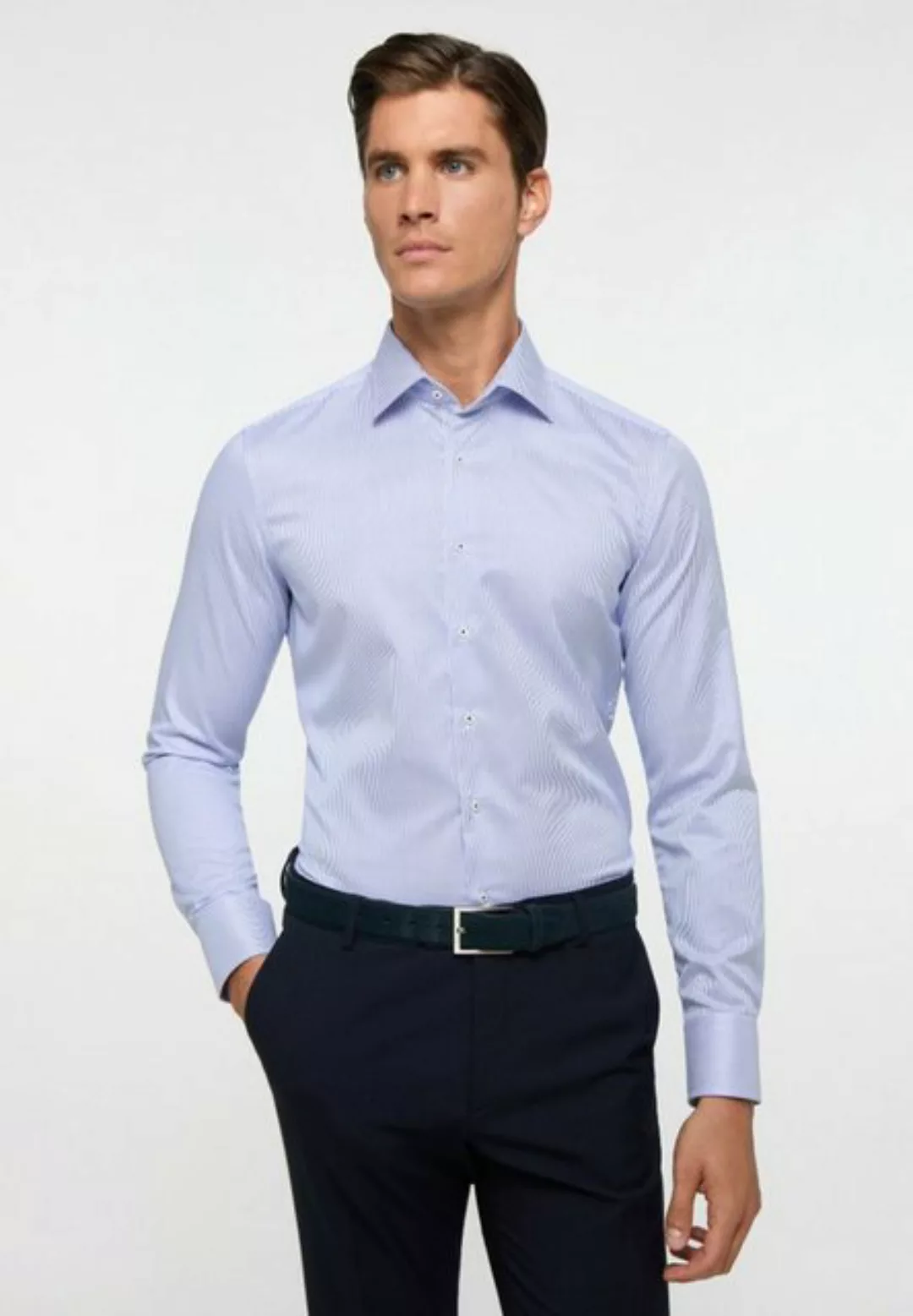 Eterna Blusenshirt Hemd 8175 F69K, blau günstig online kaufen