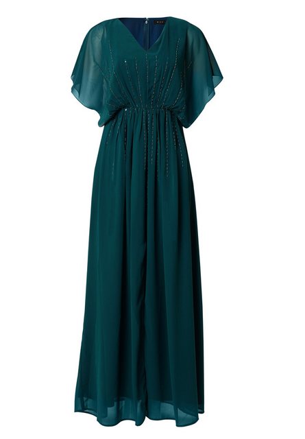 MISH Maxikleid Maris Cape-Ärmel, ausgestellter Saum, Stickerei günstig online kaufen