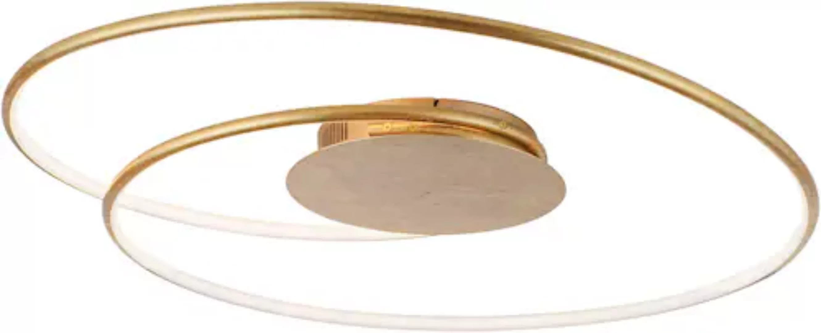 LED Deckenleuchte Nastro in Gold 26W 3700lm günstig online kaufen