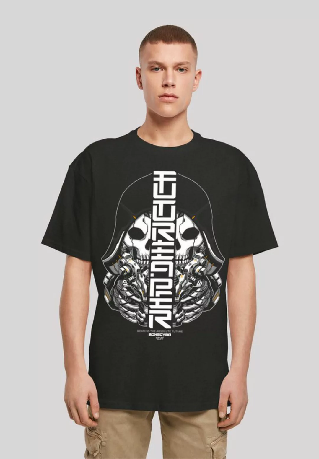 F4NT4STIC T-Shirt "Cyber Bone Futureaper CYBERPUNK STYLES", Print günstig online kaufen
