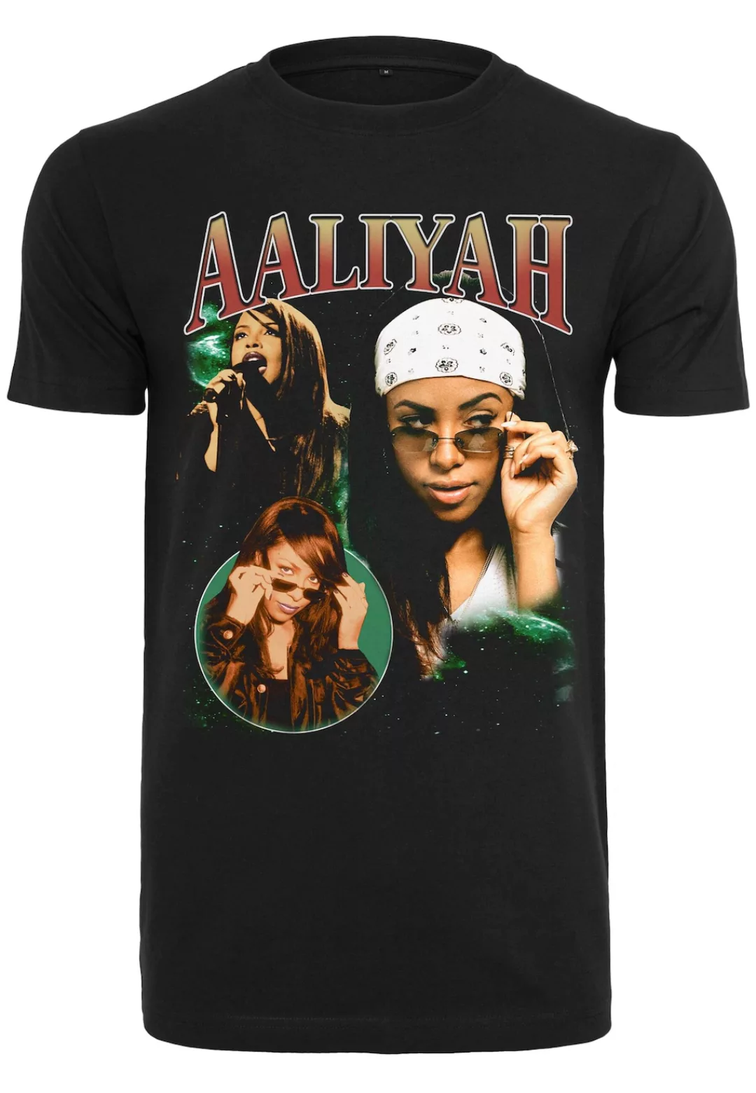 MisterTee T-Shirt "MisterTee Herren Aaliyah Retro Tee" günstig online kaufen