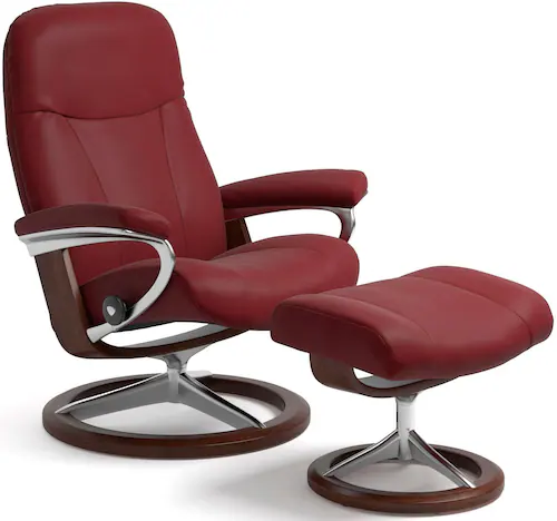 Stressless Hocker "Garda", mit Signature Base, Gestell Braun günstig online kaufen