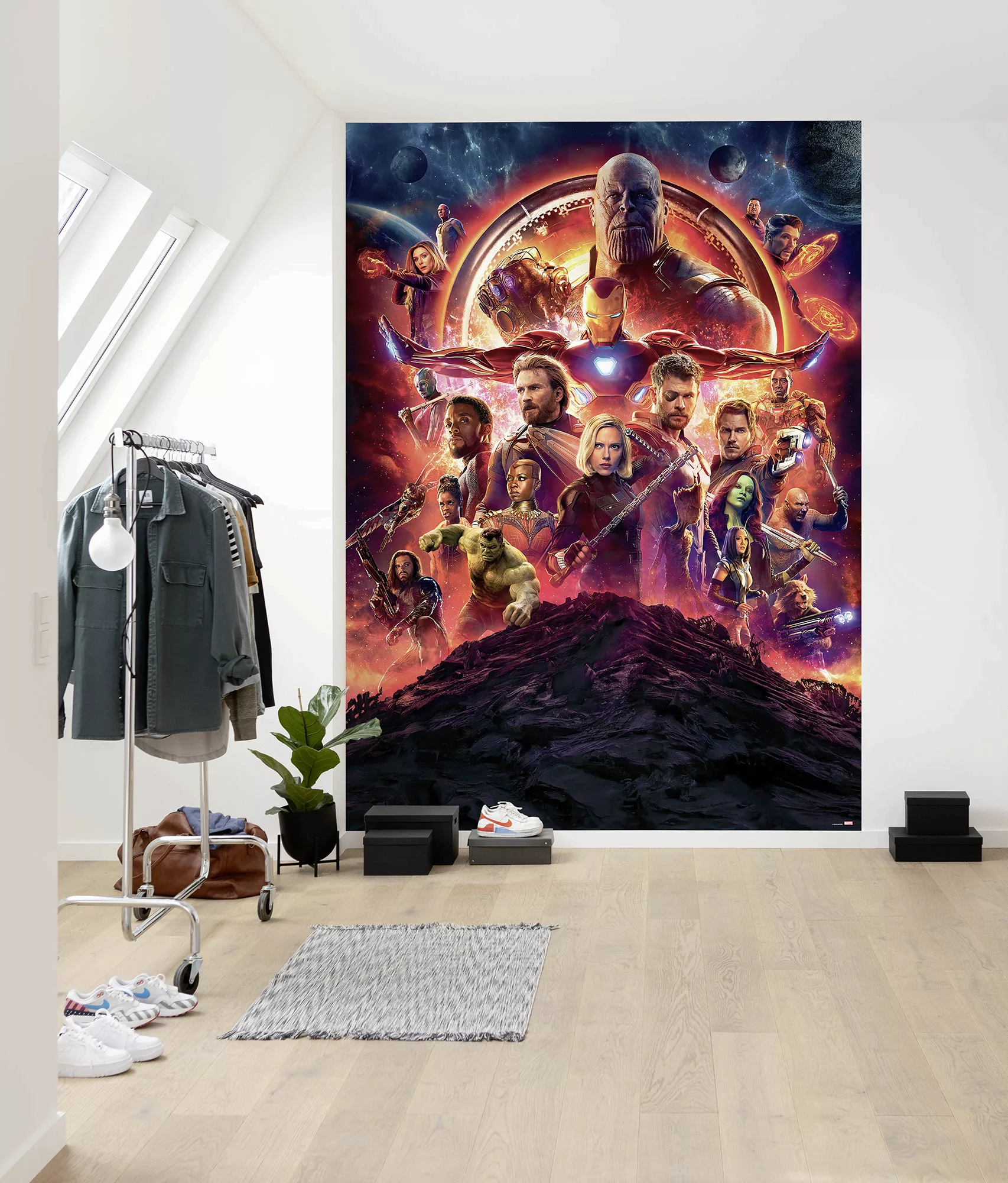 Komar Fototapete »Avengers-Infinity-War-Movie-Poster - Größe 184 x 254 cm«, günstig online kaufen