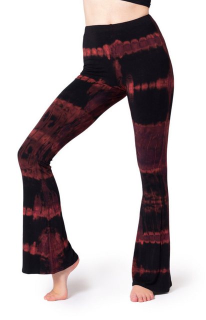 PANASIAM Leggings Unikat Batik Leggings stretch mit ausgestelltem Bein hand günstig online kaufen