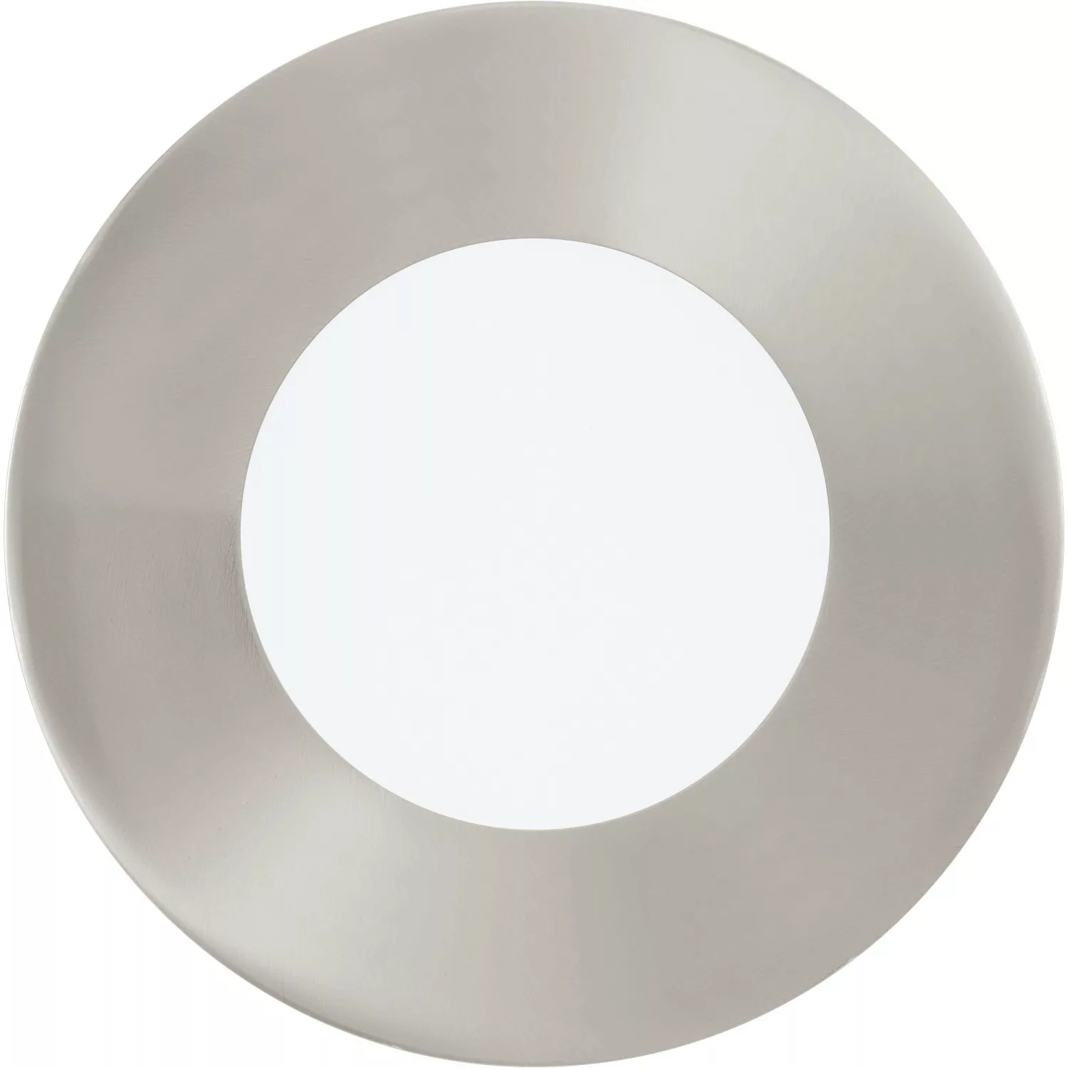 Eglo LED-Einbauleuchte Fueva 1 Nickel matt Ø 8,5 cm Warmweiß günstig online kaufen