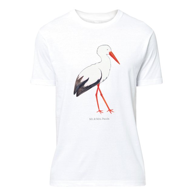 T-Shirt Storch - Weiß - T-Shirt, Shirt (1-tlg) günstig online kaufen