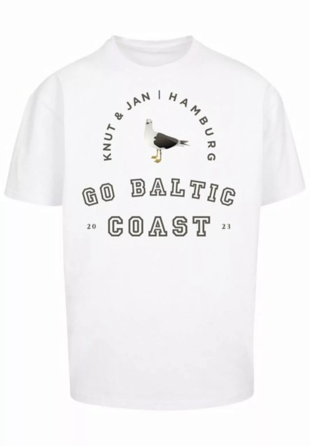 F4NT4STIC T-Shirt "Möwe Knut & Jan Hamburg", Print günstig online kaufen