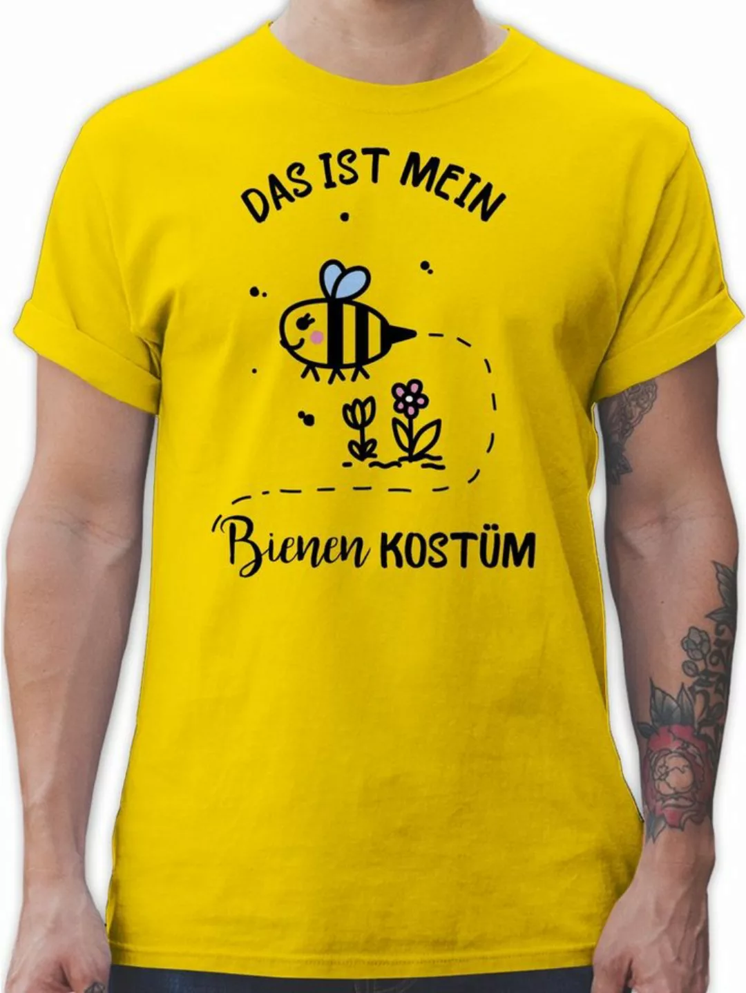 Shirtracer T-Shirt Das ist mein Bienen Kostüm Karneval & Fasching günstig online kaufen