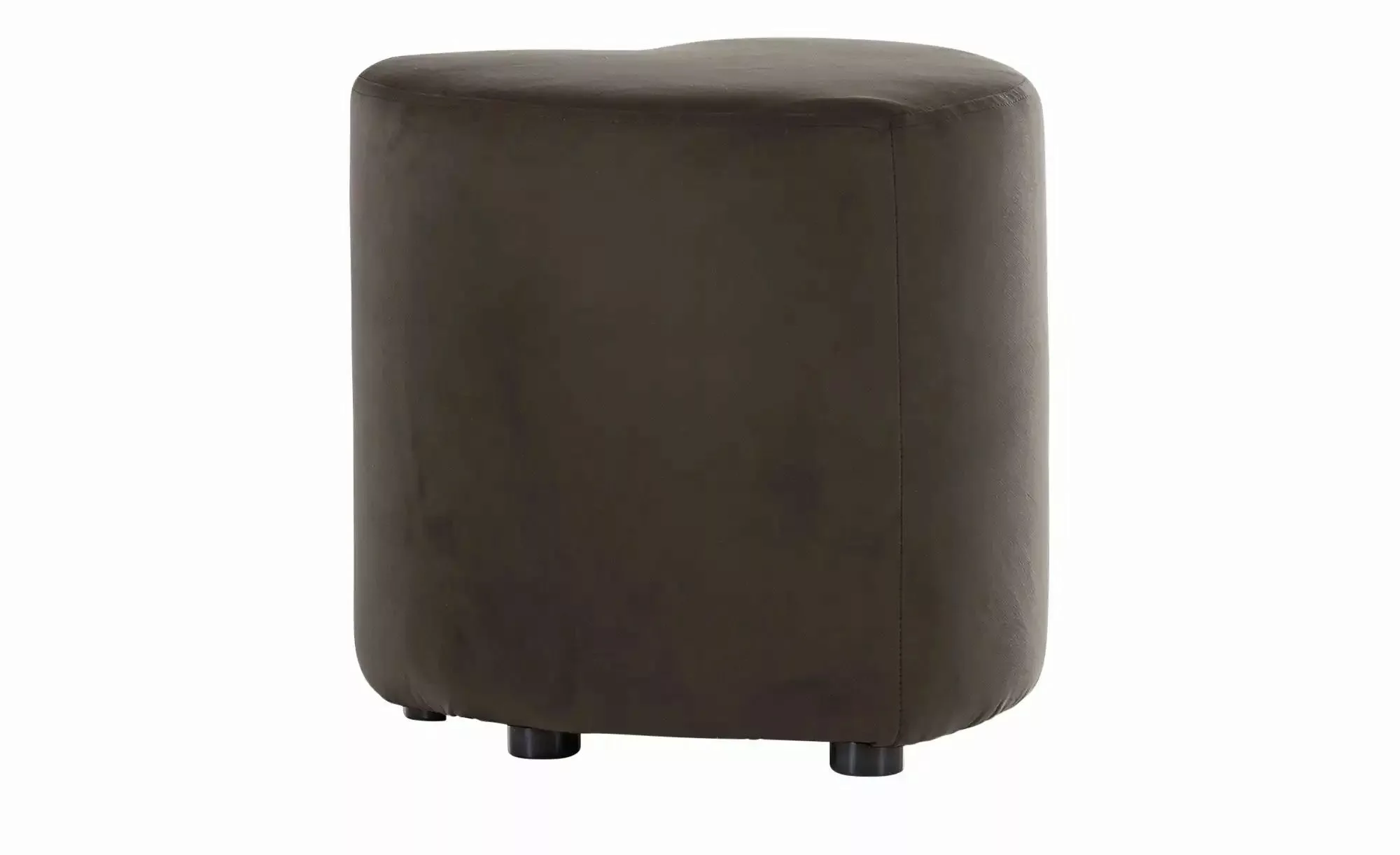 Hocker  Love ¦ braun ¦ Maße (cm): B: 45 H: 47 T: 47 Polstermöbel > Hocker - günstig online kaufen