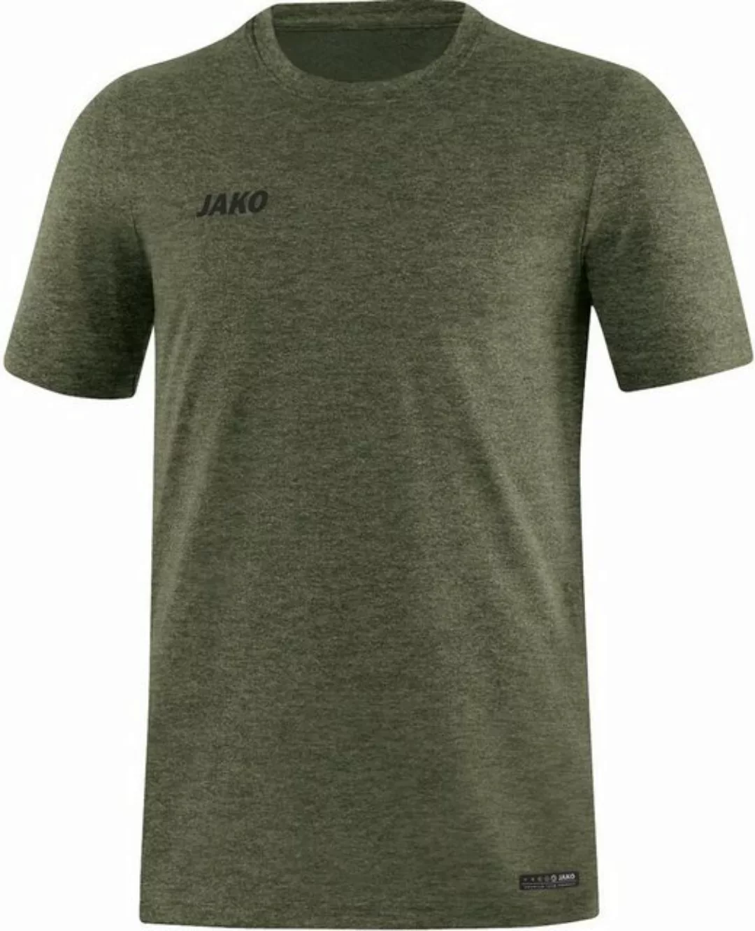 Jako Kurzarmshirt T-Shirt Premium Basics KHAKI MELIERT günstig online kaufen