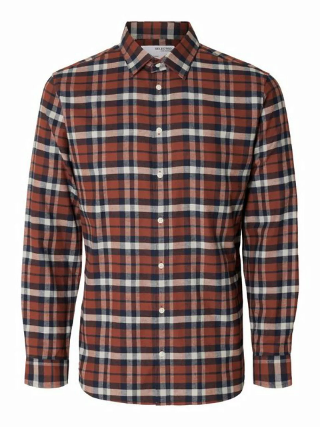 SELECTED HOMME Langarmhemd SLHSLIMOWEN-FLANNEL SHIRT LS NOOS günstig online kaufen