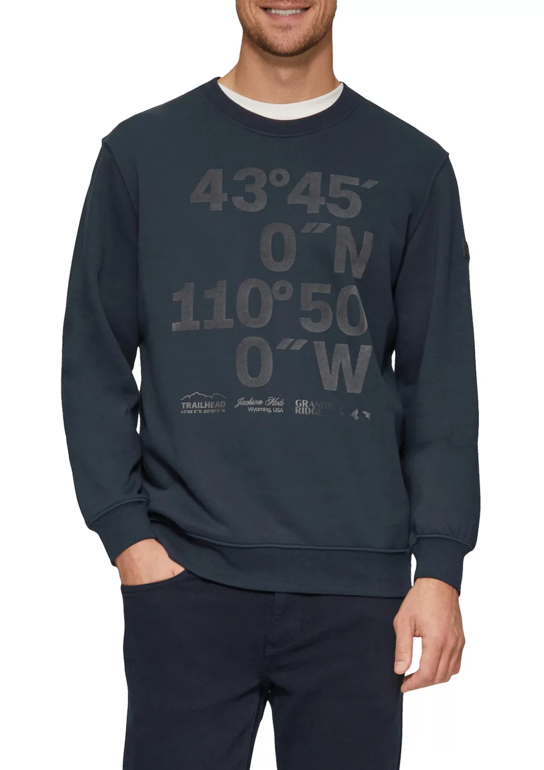 s.Oliver Sweatshirt mit Frontprint günstig online kaufen