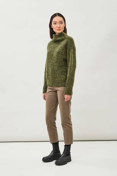 Eira High Neck Silk Mohair Sweater günstig online kaufen