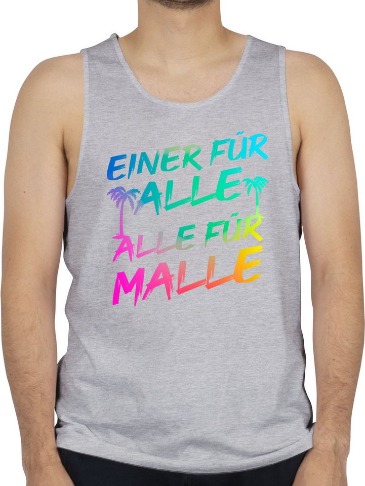 Shirtracer Tanktop Malle für Alle - Einer für alle Alle für Malle Sommerurl günstig online kaufen