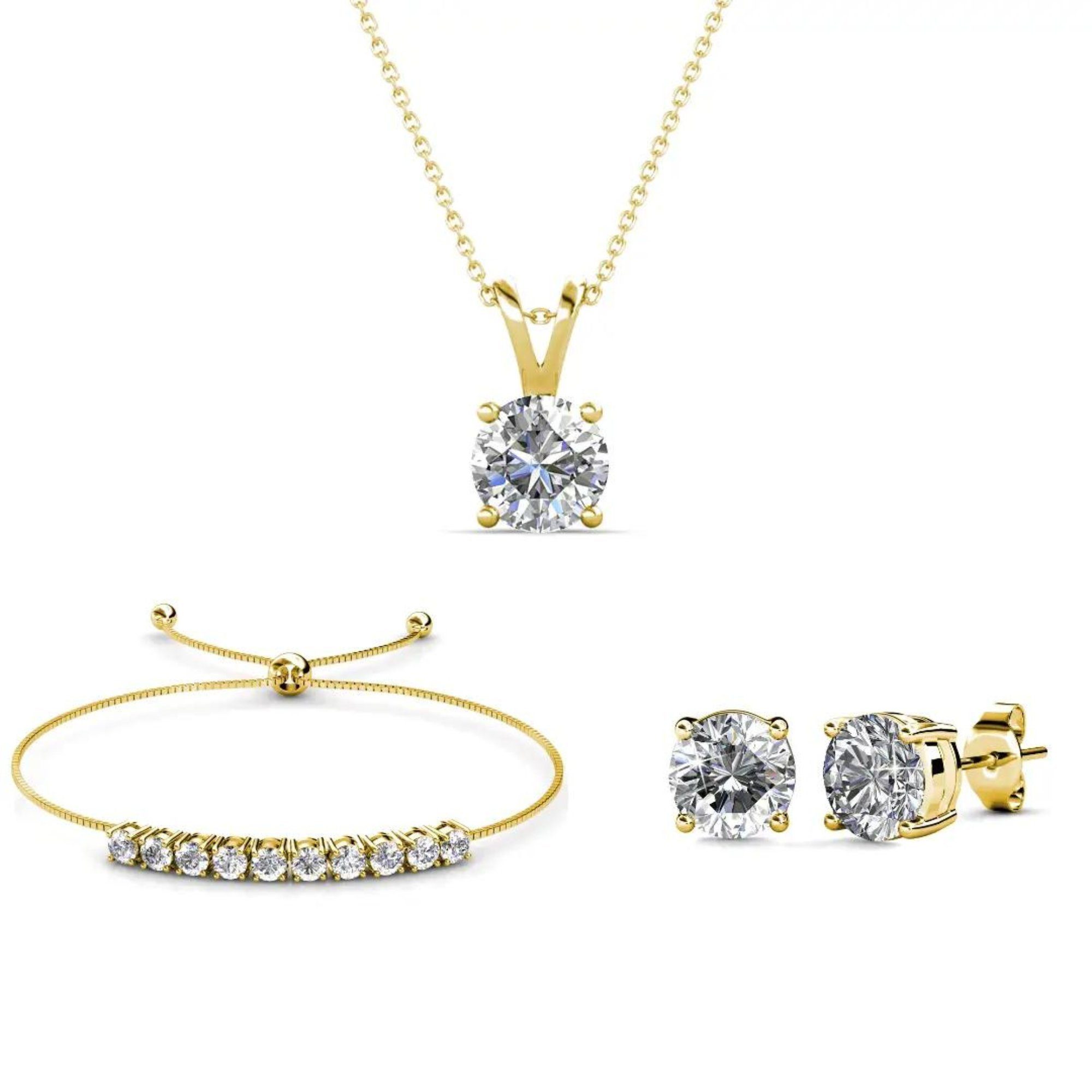 Ella Eisvogel Schmuckset Crystal Mia Schmuckset günstig online kaufen