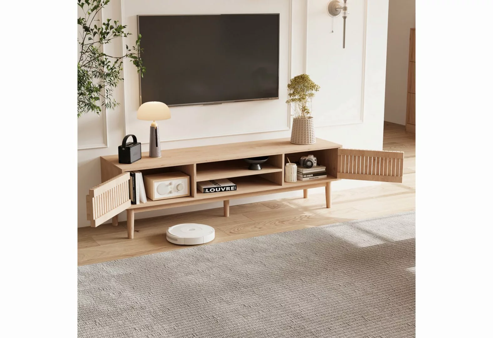 Furnishings Home TV-Schrank Lowboard TV-Regals Unterschrank Breite 150 cm ( günstig online kaufen