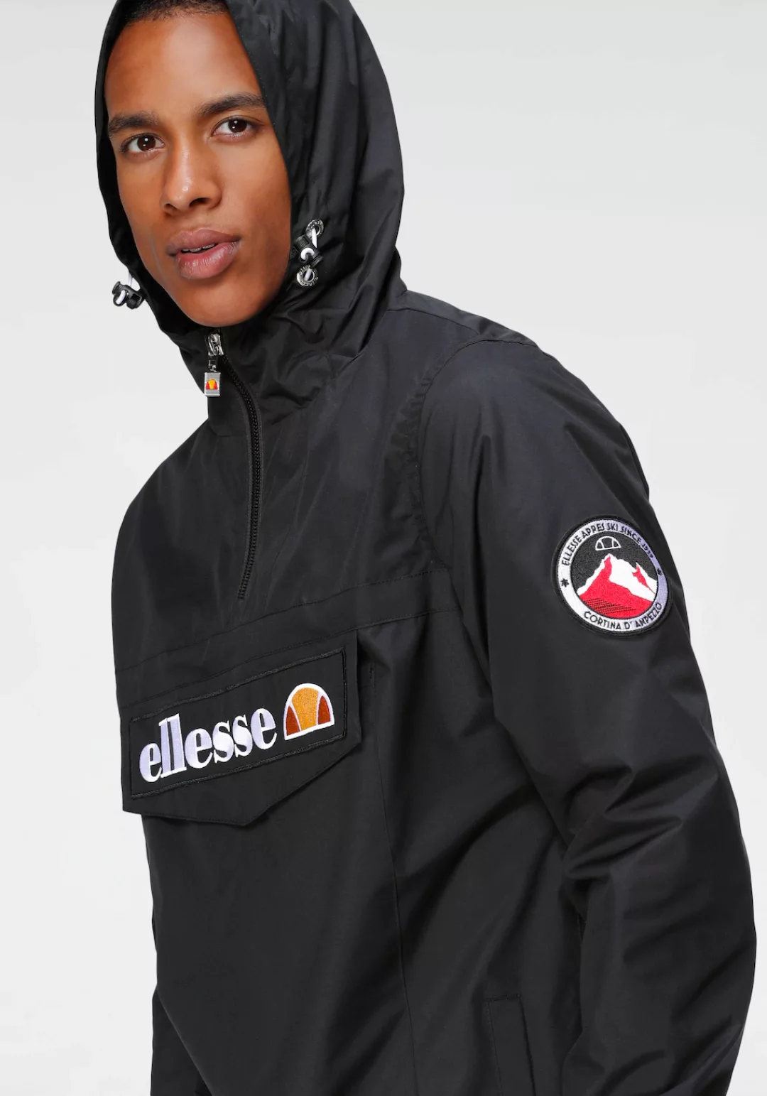 Ellesse Jacke Herren MONT 2 OH JACKET Schwarz Anthracit günstig online kaufen