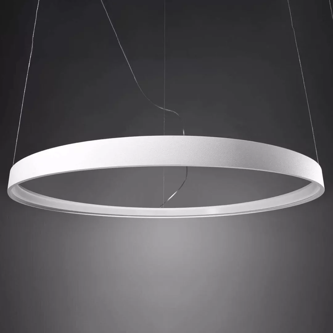 famlights | LED Pendelleuchte Ria in Weiß 30W 3870lm 3000K günstig online kaufen