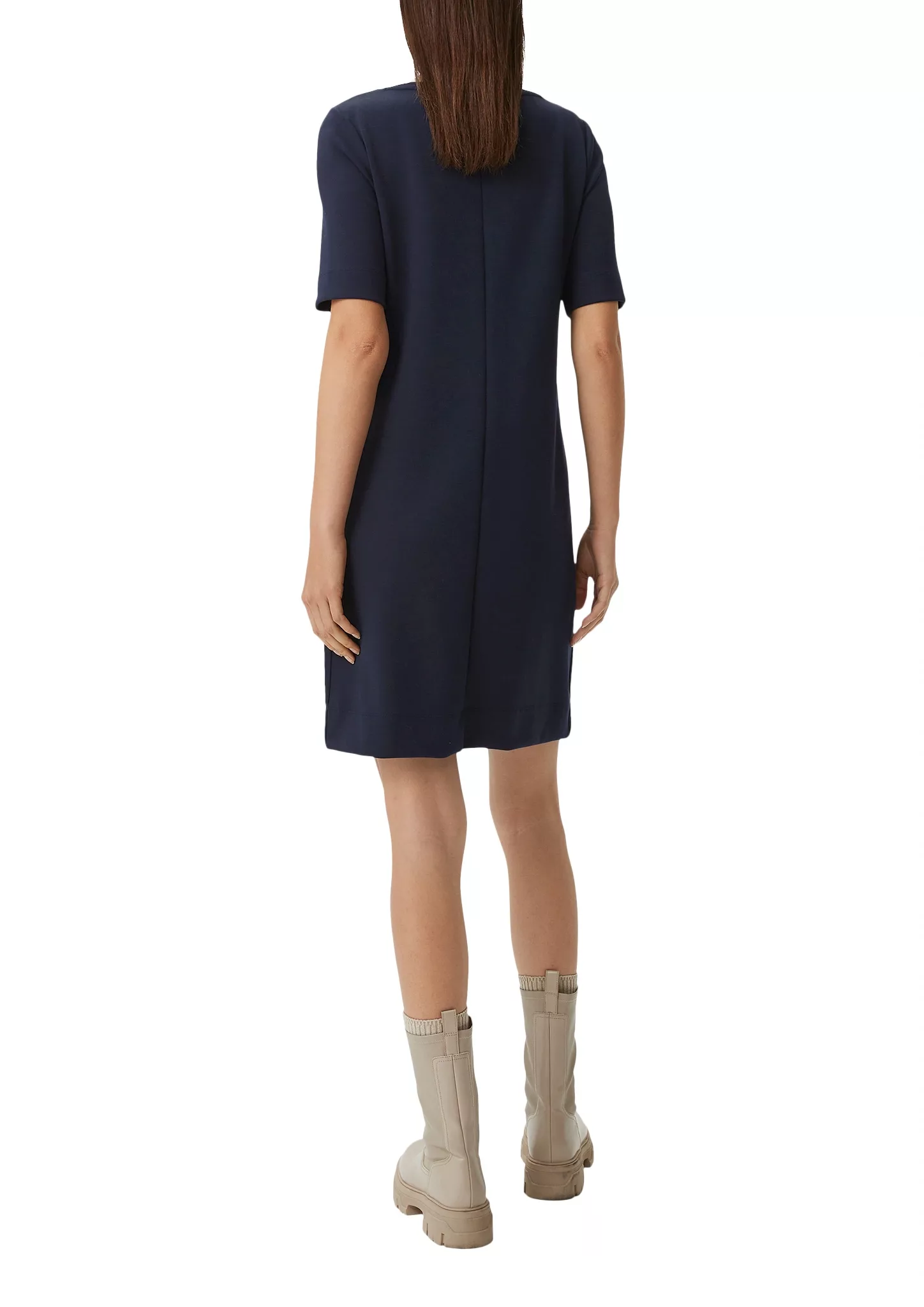 Comma Jerseykleid mit Stretch und Eingrifftaschen günstig online kaufen