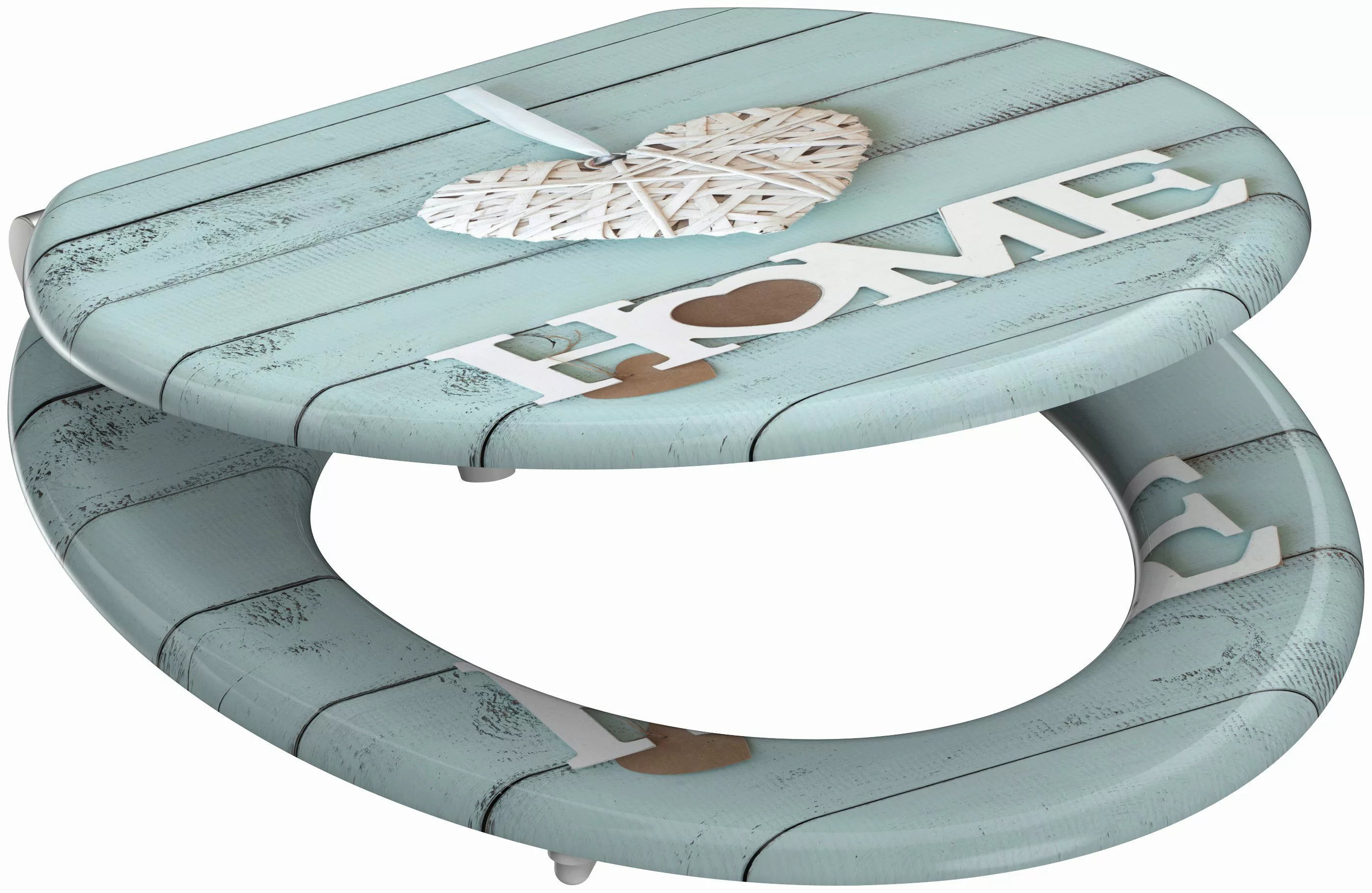 welltime WC-Sitz Home, mit Absenkautomatik, MDF, günstig online kaufen