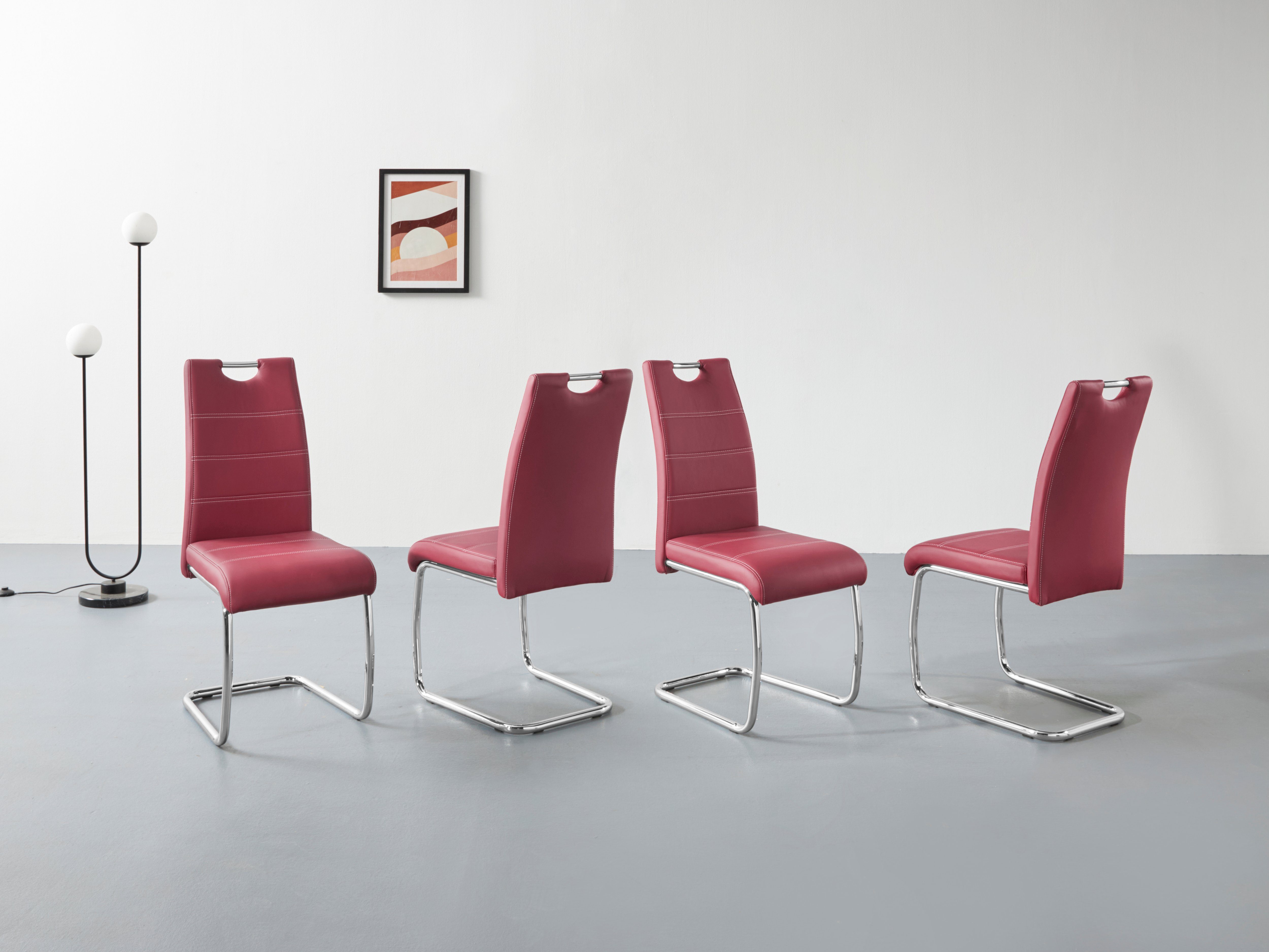 HELA Freischwinger Flora, Esszimmerstühle (Set, 4 günstig online kaufen