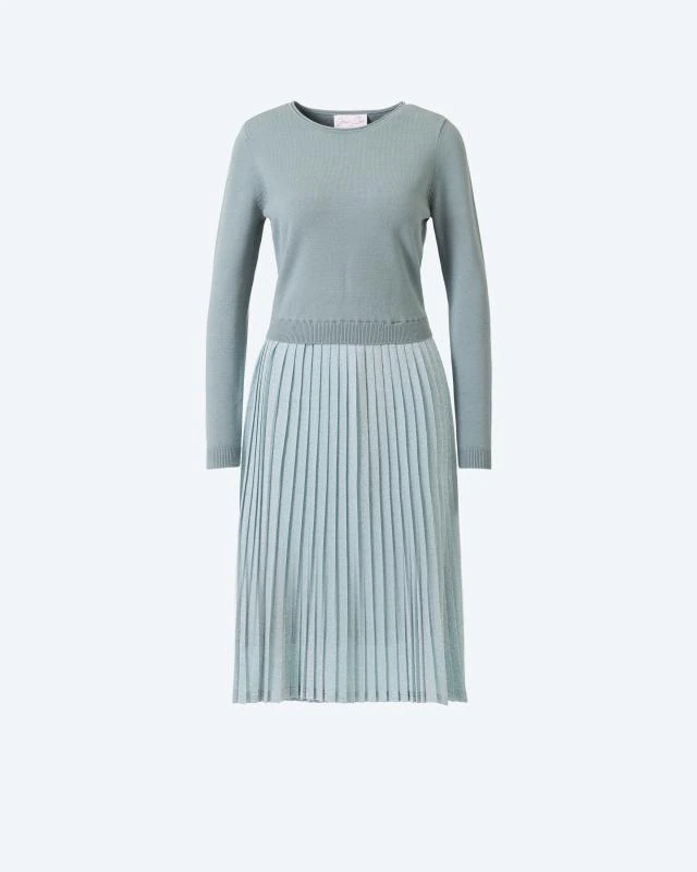Jana Ina Fashion Strickkleid mit Plissée günstig online kaufen