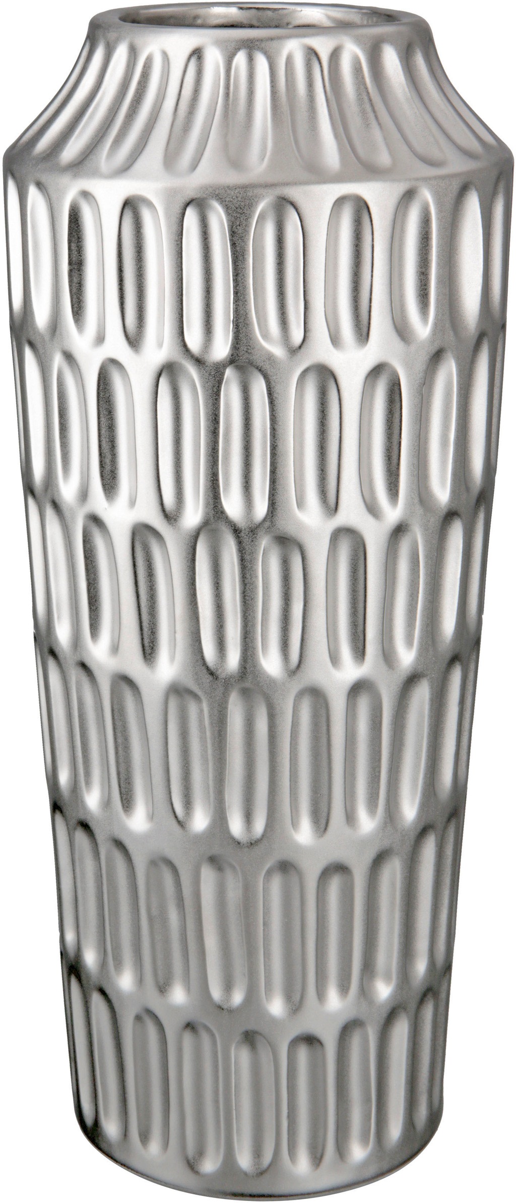 GILDE Tischvase »Metallico, Höhe ca. 37 cm«, (1 St.), dekorative Vase aus K günstig online kaufen