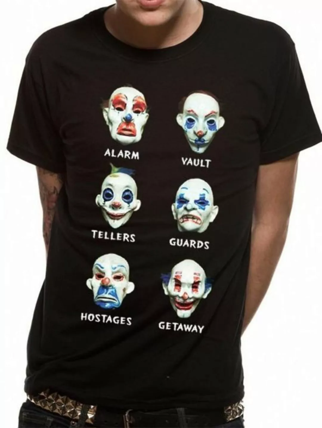 Batman Print-Shirt BATMAN The Dark Knight MASK T-Shirt Schwarz S M L XL XXL günstig online kaufen