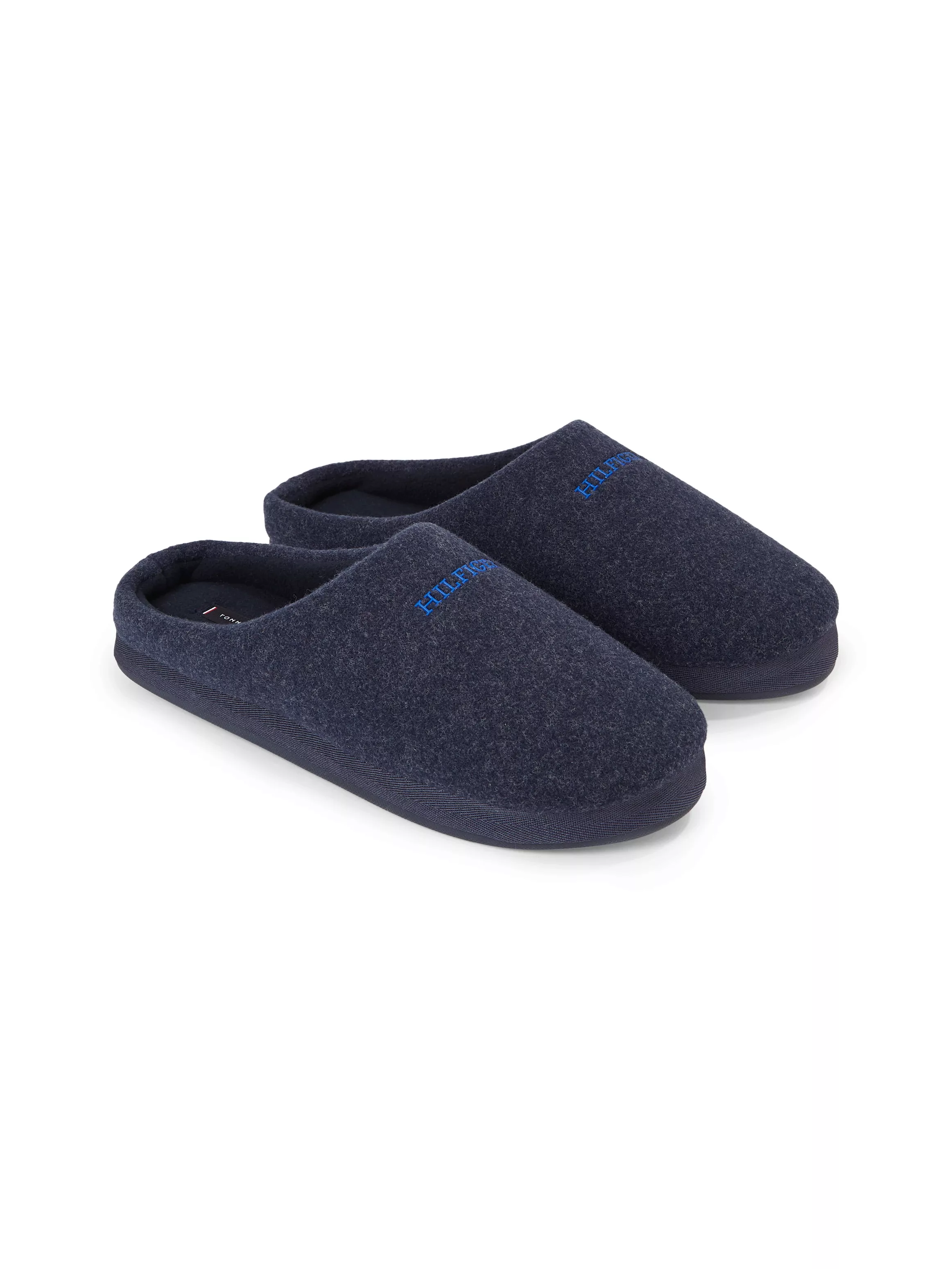 Tommy Hilfiger Pantoffel "HILFIGER WARM FELT HOMESLIPPER", mit Logodruck günstig online kaufen