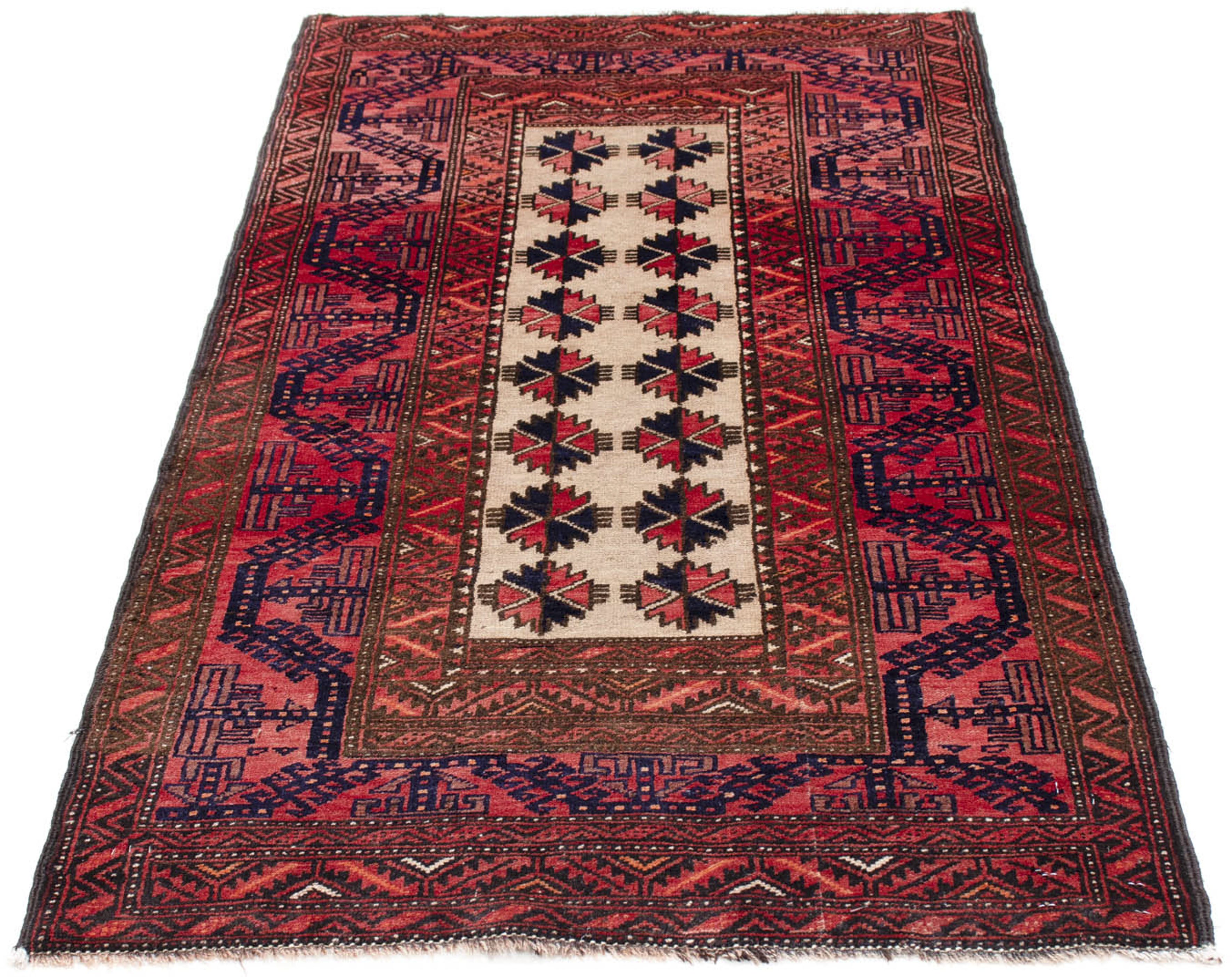 morgenland Orientteppich »Belutsch - 158 x 82 cm - hellrot«, rechteckig, Wo günstig online kaufen