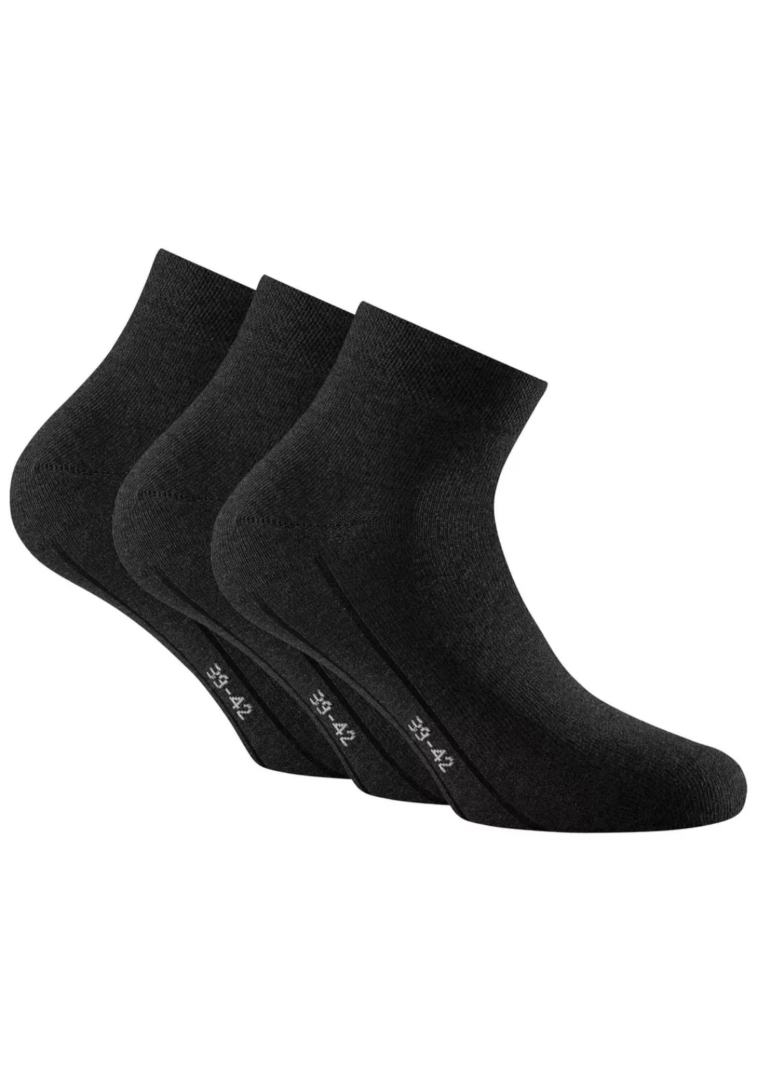 Rohner Socks Sneakersocken "Socken Sneaker Plus 3er Pack 3er Pack" günstig online kaufen