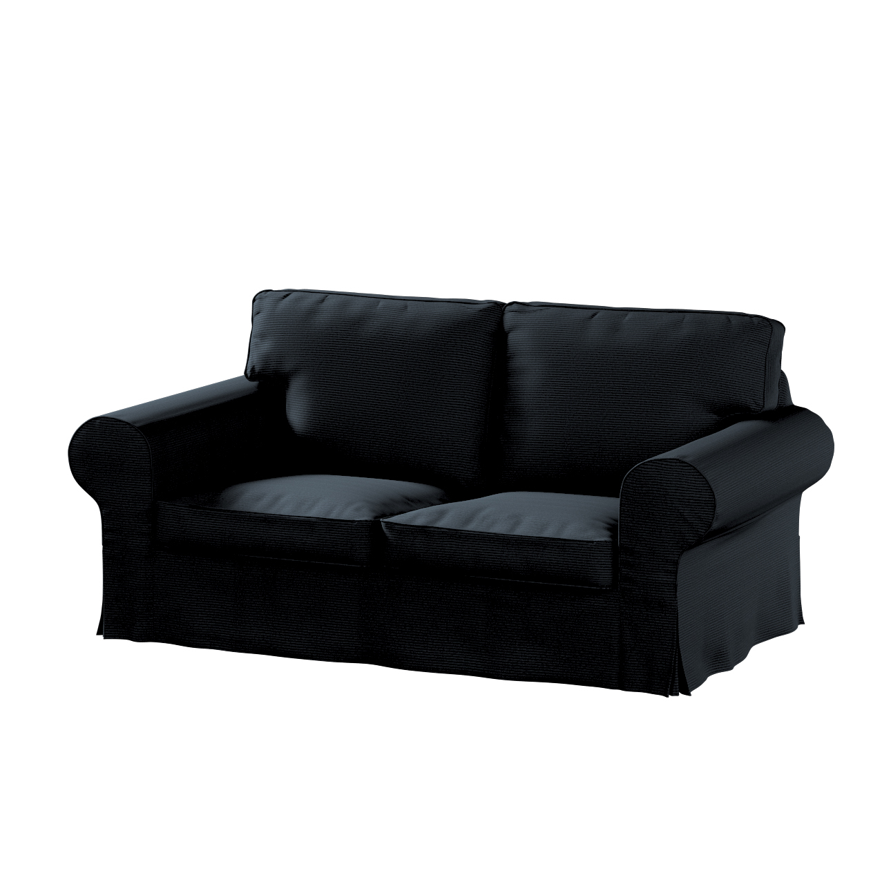 Bezug für Ektorp 2-Sitzer Schlafsofa NEUES Modell, anthrazit, Sofabezug für günstig online kaufen