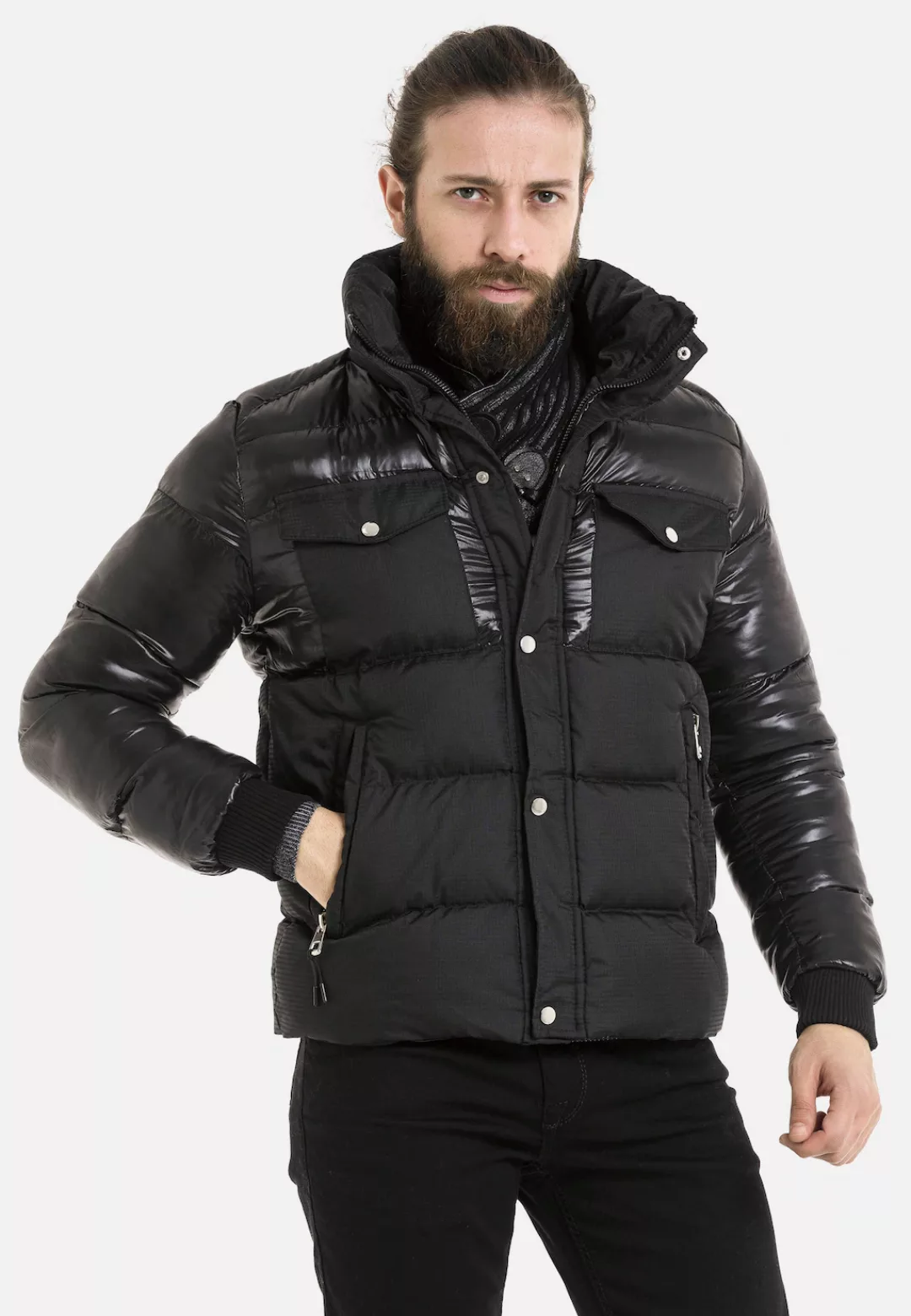 Cipo & Baxx Winterjacke "Jacke", ohne Kapuze, im gesteppten Design günstig online kaufen