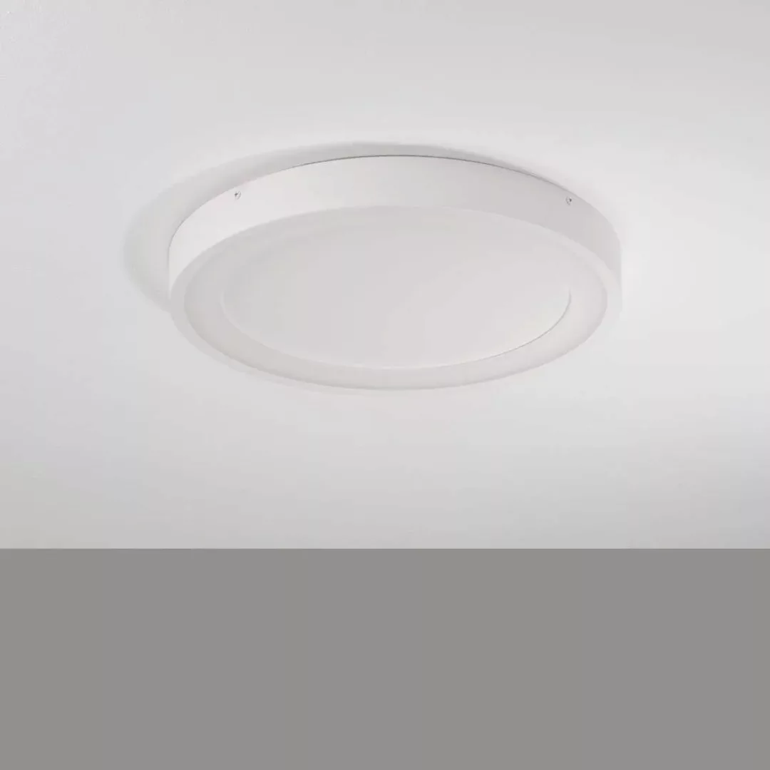 LED Deckenleuchte Nodi in Weiß 30W 1590lm günstig online kaufen