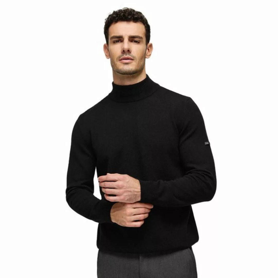 Silk and Cashmere Sweater Herren-Halber Rollkragenpullover, 100 % Kaschmir, günstig online kaufen