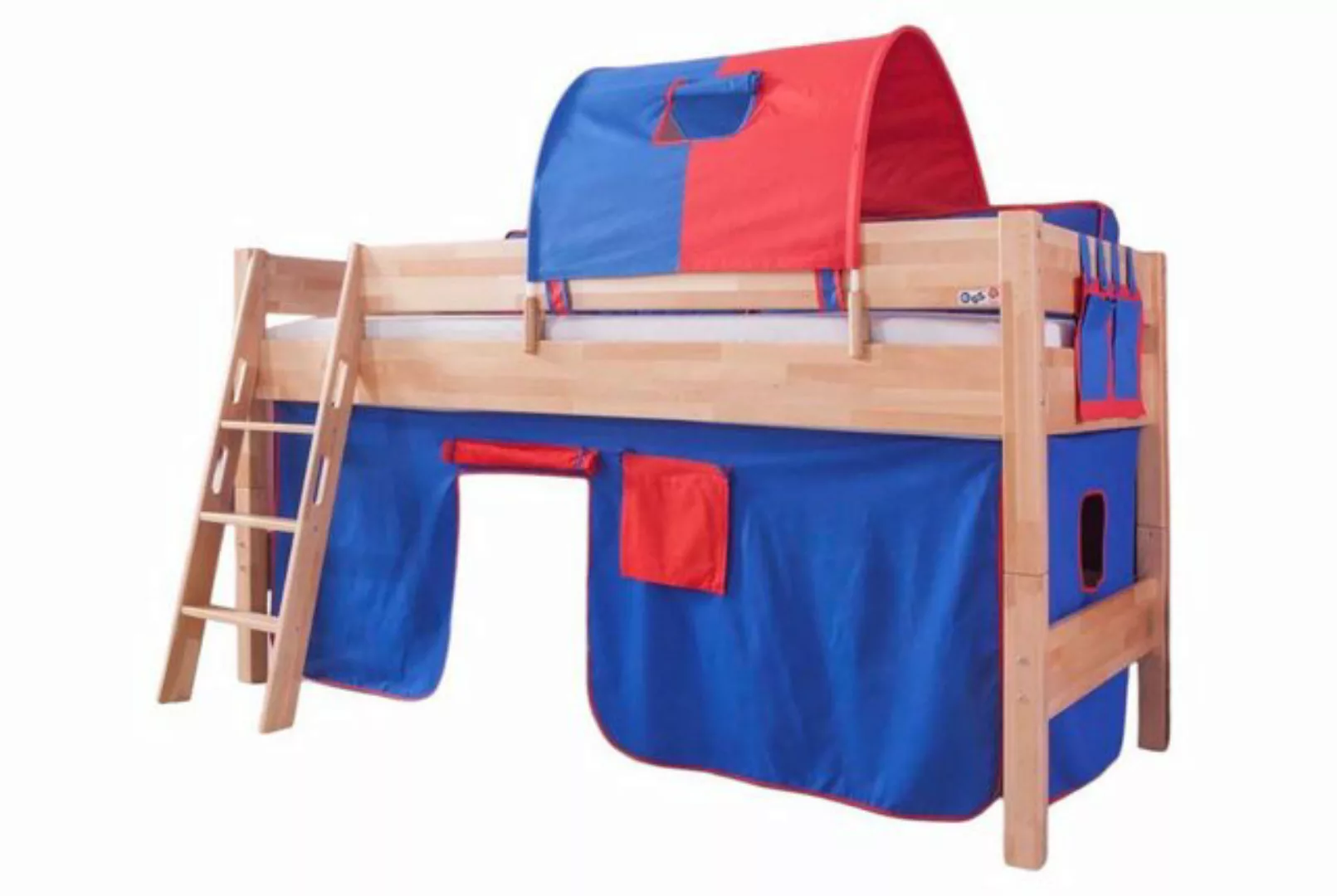 58 aufm Kessel Bettgestell Spielbett Georgiana 208x127x113 Kinderbett Massi günstig online kaufen