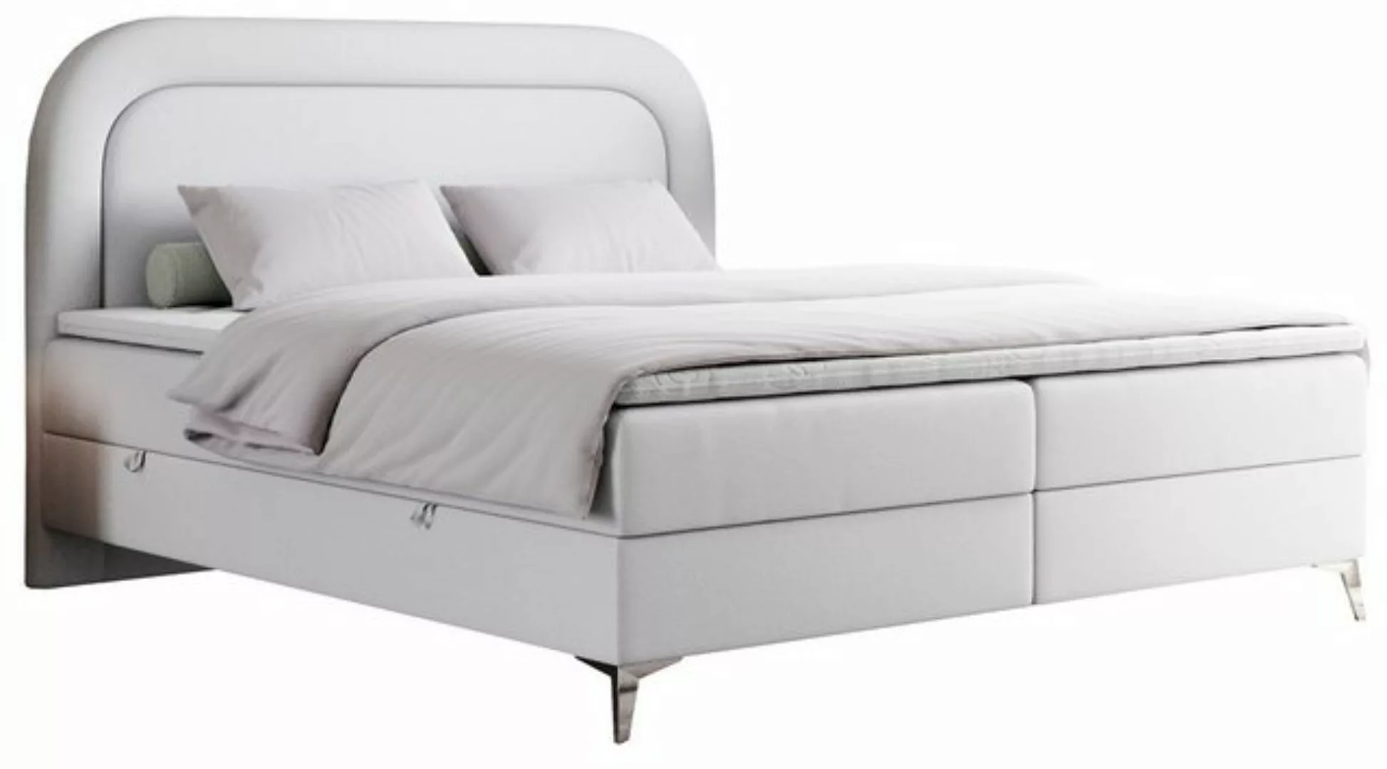 MKS MÖBEL Boxspringbett EIRA (Set, Packung, T30-Schaum, Topper T25, abgerun günstig online kaufen