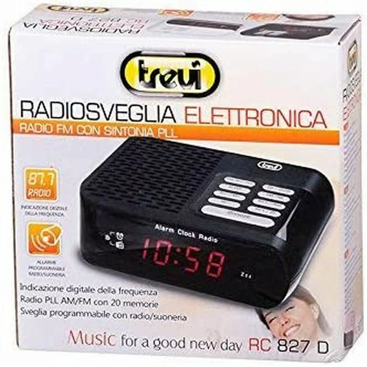 Radiowecker Trevi Rc827dwh günstig online kaufen