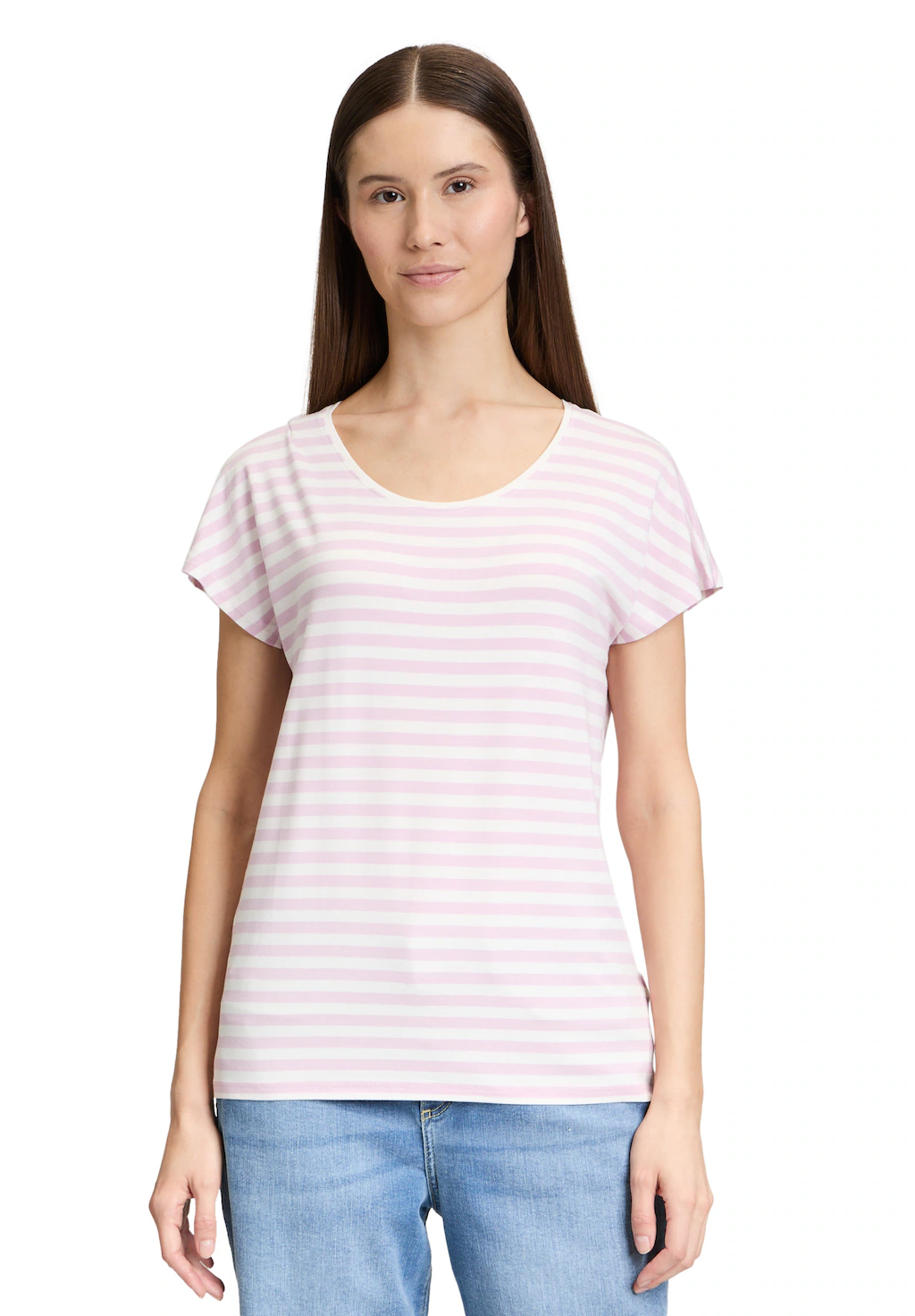 Cartoon Kurzarmshirt "Cartoon Damen Basic Shirt mit Rundhalsausschnitt", (1 günstig online kaufen