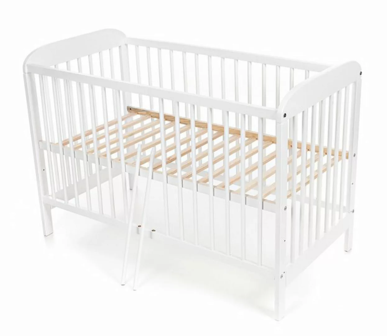 hopsibaby Babybett Weiß EMI 60×120 Gitterbett (mit & ohne Matratze) Bezüge günstig online kaufen