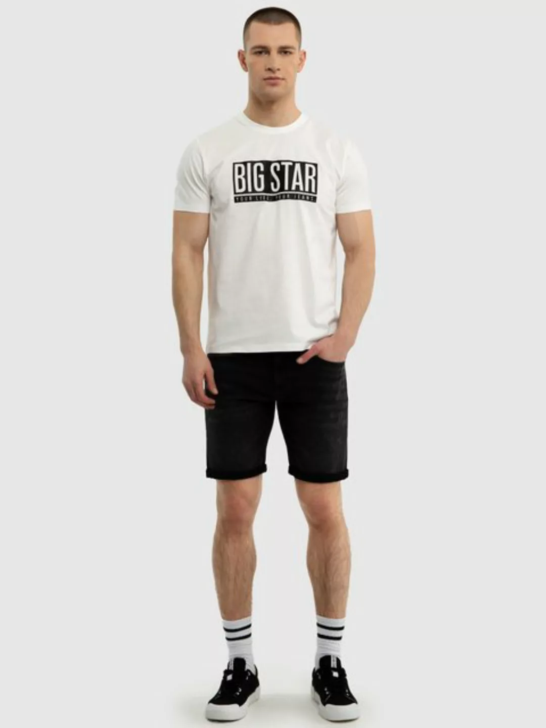 BIG STAR T-Shirt CIESZBIROS weiß günstig online kaufen