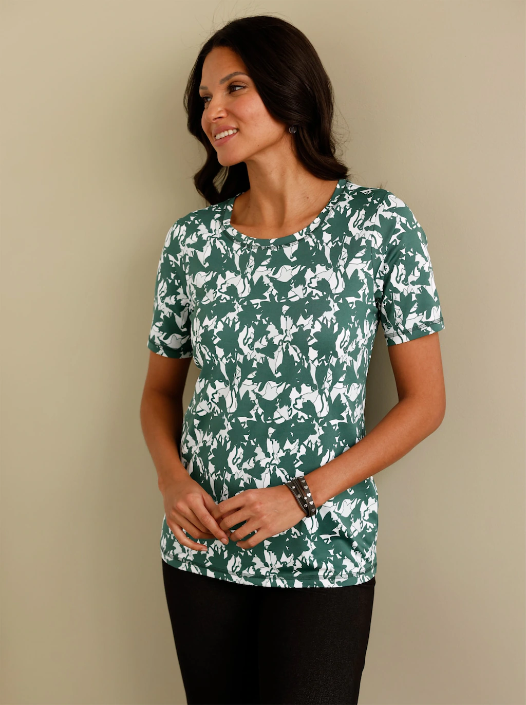 Rundhalsshirt "Freizeitshirt", (1 tlg.) günstig online kaufen