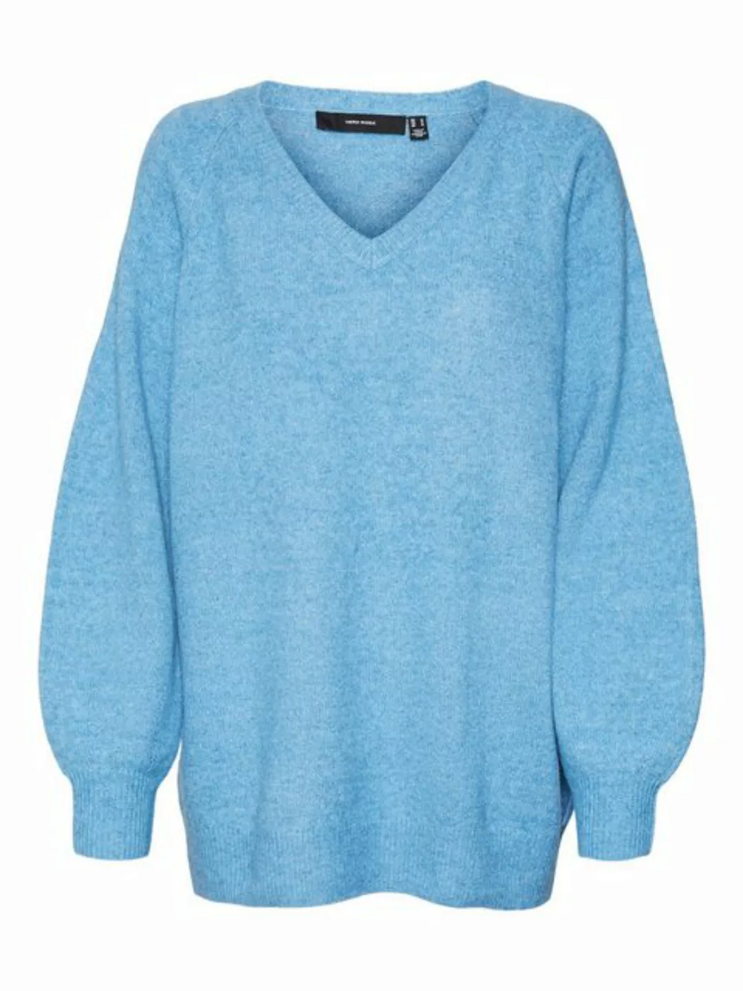 Vero Moda V-Ausschnitt-Pullover VMLeaf (1-tlg) Plain/ohne Details günstig online kaufen