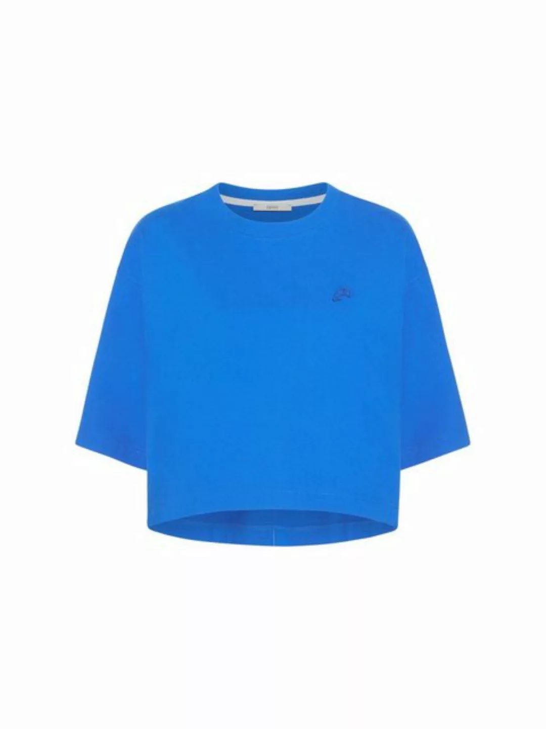Esprit T-Shirt Cropped T-Shirt mit Delfin-Patch (1-tlg) günstig online kaufen