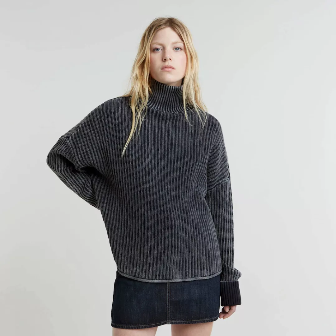 G-STAR Strickpullover "Loose Overdyed Turtle Knit wmn" günstig online kaufen