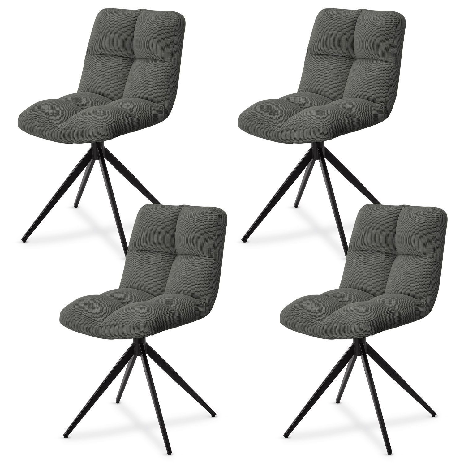 Juskys Esszimmerstuhl Dallas (4 St), 4er günstig online kaufen