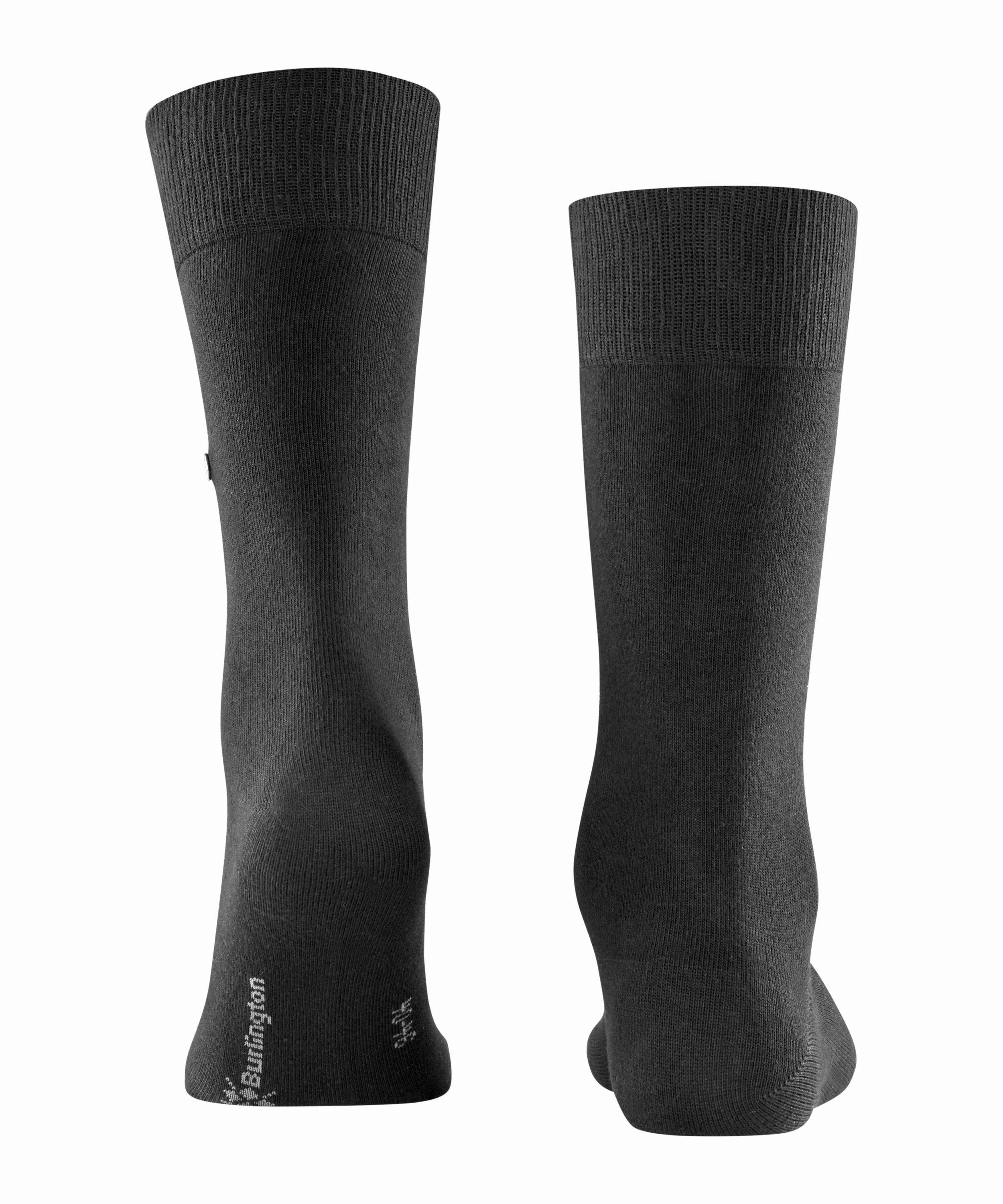 Burlington Lord Herren Socken, 40-46, Grau, Uni, Baumwolle, 21021-308102 günstig online kaufen