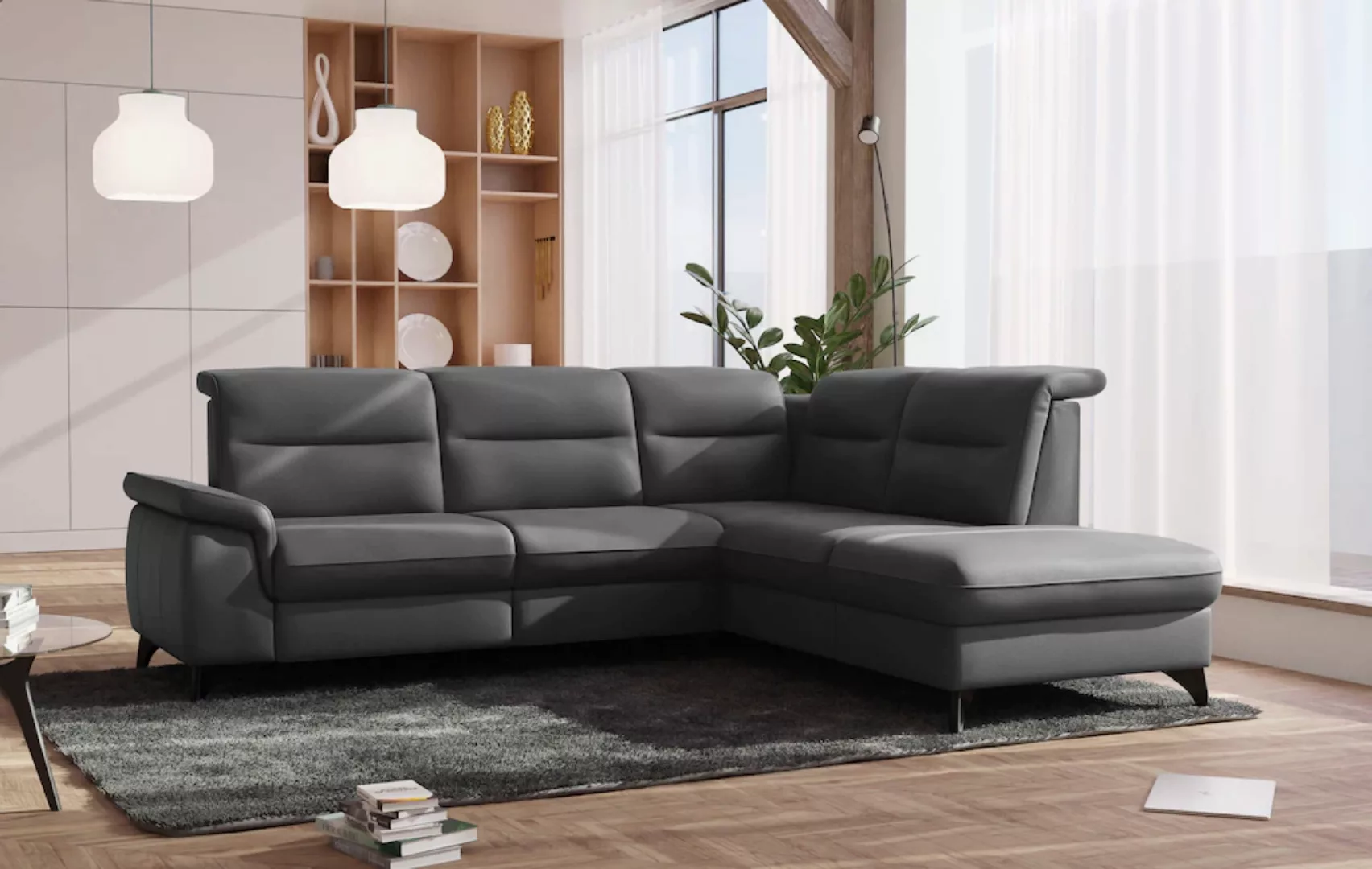 sit&more Ecksofa Astoria L-Form, wahlweise mit motorischer Relaxfunktion günstig online kaufen